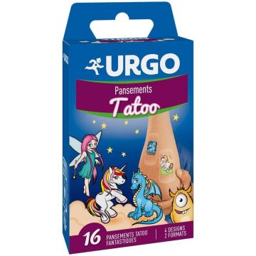 Pansamente Urgo Fantastic Tatoo 2 dimensiuni x16