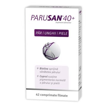 Parusan 40+, 42 comprimate filmate, Theiss Naturwaren