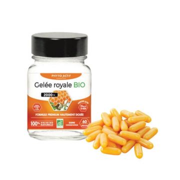 Phyto-Actif Royal Jelly bio 2000mg titrat în 10 hda 60 capsule