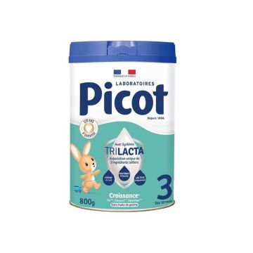 Picot 3 Lapte praf pentru creștere naturală de la 10 luni la 3 ani 800 g