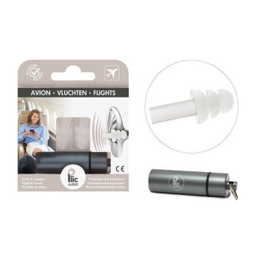 Plic Audio Airplane Earplugs 1 pereche Reutilizabil pereche