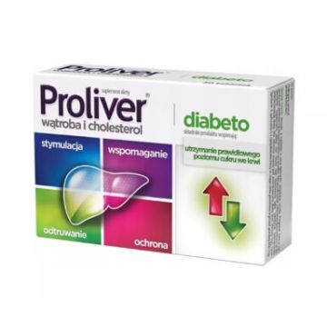 Proliver Diabeto, 30 comprimate