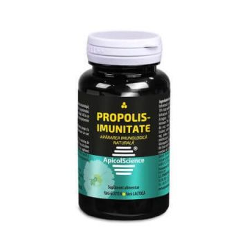 Propolis  pentru imunitate, 60 capsule, Apicolscience
