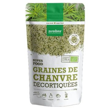 Purasana Semințe de cânepă organice decorticate 200g