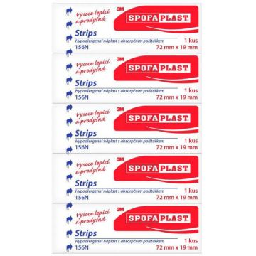 Spofaplast 3M patch 72x19mm 5 buc