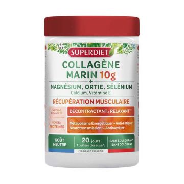 Superdiet Collagène Marin 10g Recupération Musculaire 210g
