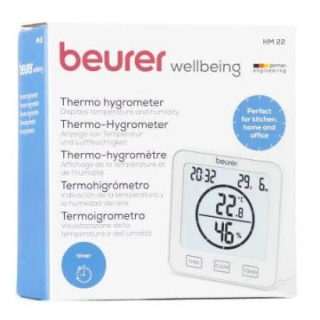 Termo-higrometru pentru camera HM 22, 1 bucata, Beurer