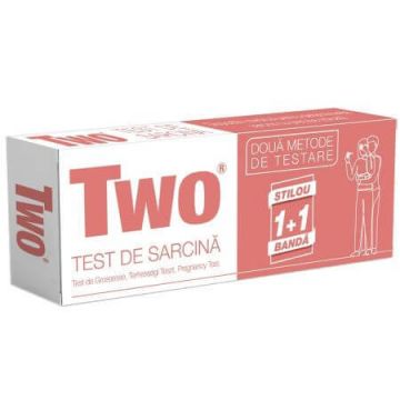 Test de sarcina tip stilou plus banda, 2 bucati, Two