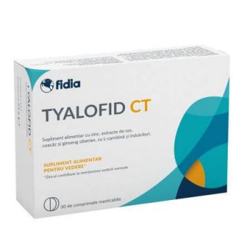 Tyalofid CT, 30 comprimate mastecabile, Fidia Farmaceutici