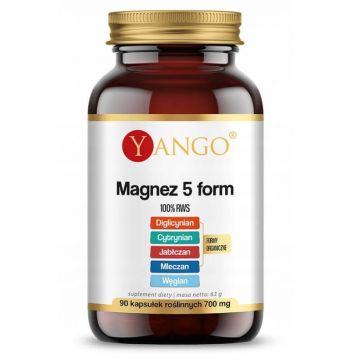 Yango Magneziu 5 forme, 90 capsule