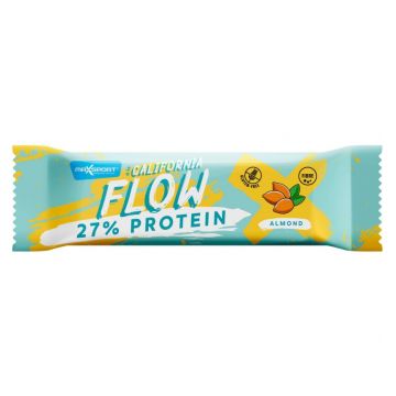 Baton proteic cu migdale California Flow 27%, 35g, Max Sport