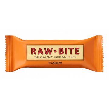 Baton vegan cu cacao si caju Cashew, 50g, Raw Bite
