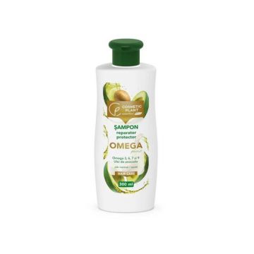 Cosmetic Plant Sampon reparator si protector cu Omega 3,6,7,9 si ulei de avocado, 300ml