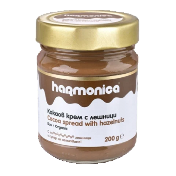 Crema de cacao cu alune, 250g, Harmonica