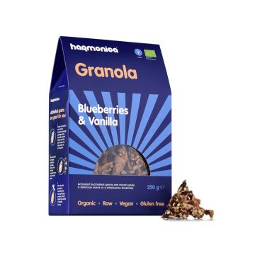 Granola cu afine si vanilie Bio, 250g, Harmonica