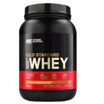 Proteine din zer 100% Whey Chocolate & Hazelnut, 908g, Optimum Nutrition