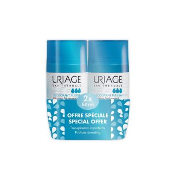 URIAGE Deo Pachet Roll-On Anti-Perspirant 24H 50ml, 1+1 -70%