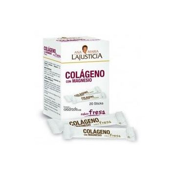 Ana Maria Lajusticia Colagen + Magneziu, 20 sticks Aromă de căpșuni