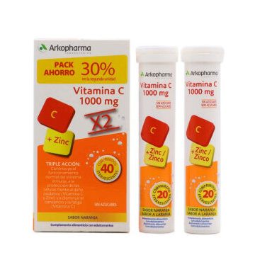 ArkoVital DUPLO Vitamina C 2x20 comprimate efervescente