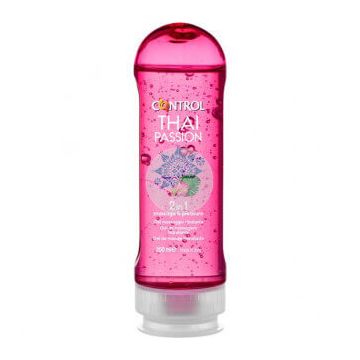 Control Pleasure Thai Passion Gel de masaj hidratant și încălzitor 200ml