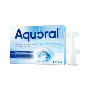 Picături oftalmice hidratante Aquoral 0,4% 5 x 20 doze unice