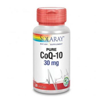 Solaray Coenzima pură Q10 30mg 30 Veg Caps