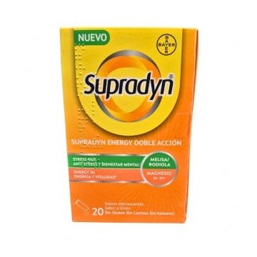 Supradyn Energy Double Action 20 de pliculețe efervescente