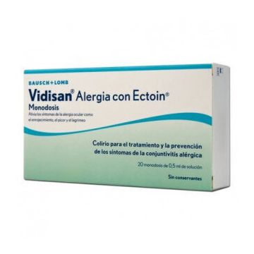Vidisan Alergie cu Ectoin doză unică, 20 x 0.5ml