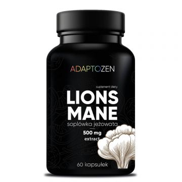 Adaptozen Coamă de leu 500 mg, coneflower, 60 capsule