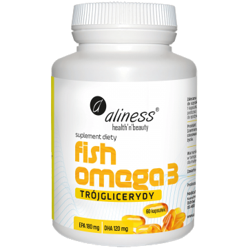 Aliness Fish Omega3 Trigliceride 180/120 mg, 60 capsule