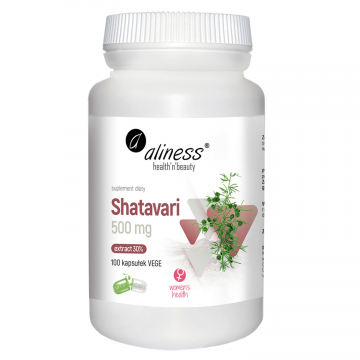 Aliness Shatavari extract 500 mg, 100 capsule vegetale