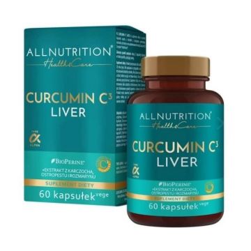 Allnutrition Sănătate amp; Îngrijire Curcumin C3 Ficat, 60 capsule