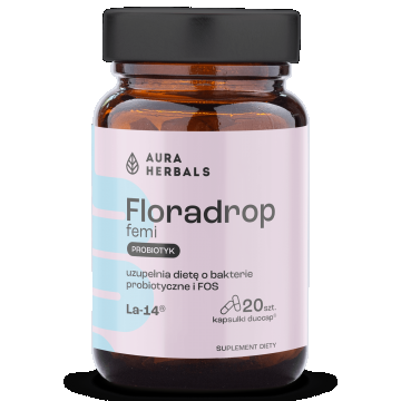 Aura Herbals Floradrop femi, probiotic, 20 capsule