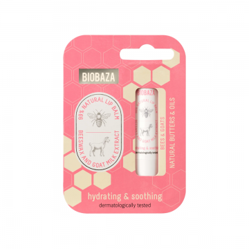 Balsam de buze cu extract de miere si lapte de capra, 45g, Biobaza