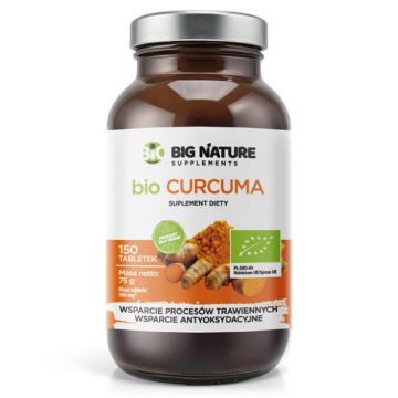 Big Nature Bio Curcuma, 150 comprimate