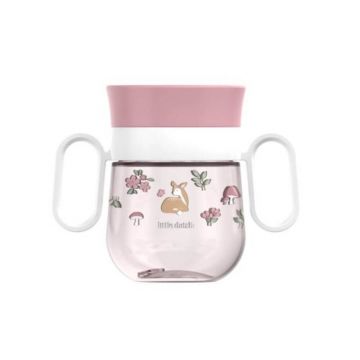 Cana 360° pentru copii, Fairy Garden, 200 ml, Little Dutch