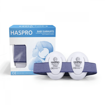 Casti de protectie fonica pentru bebelusi, 0-3 ani, Albastru, Haspro