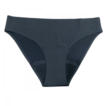 Chilot menstrual Seamless flux moderat negru marimea L, 1 bucata, Femi.Eko