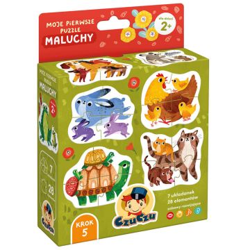 CzuCzu My first toddler puzzles, puzzle-uri pentru copii, de la 2 ani, 28 elemente