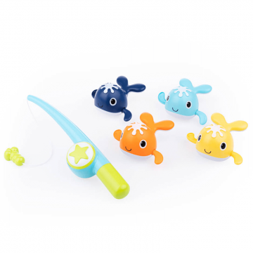 Dumel Discovery, jucării de baie, Balene fugare, de la 18 luni, 4 bucăți