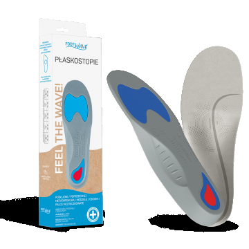 FootWave Picioare plate, tălpi ortotice, XLarge, 46-48, 1 pereche