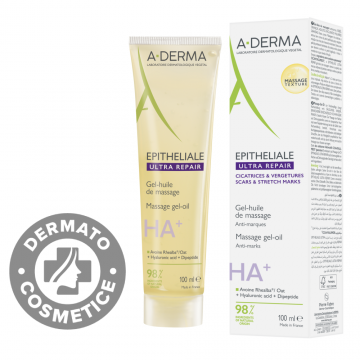 Gel-ulei pentru masaj Epitheliale Ultra Repair, 100ml, A-Derma