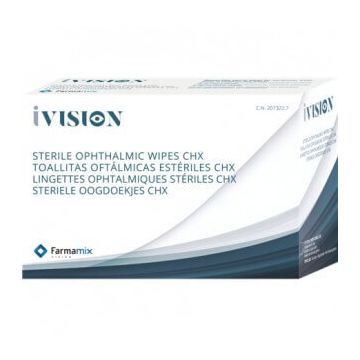 Ivision Șervețele oftalmice sterile CHX 20 unități