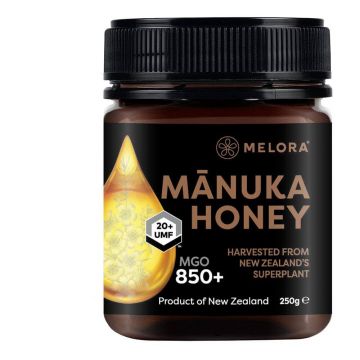 Miere de Manuka MGO 850+ UMF 20+ naturala din Noua Zeelanda, 250g, Melora