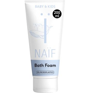 Naif Baby & Kids, loțiune de baie cu spumă hrănitoare pentru copii, 200 ml