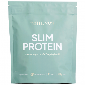 Natu Care Slim Protein, aromă de fistic, 375 g