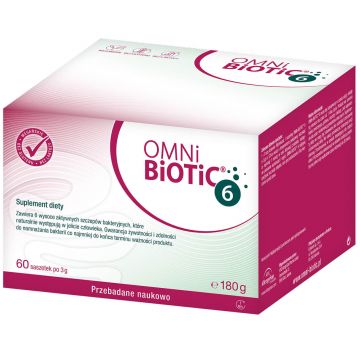 OmniBiotic 6, pulbere, 3 g x 60 pliculețe