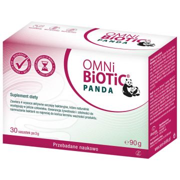 OmniBiotic Panda, pulbere, de la naștere, 3 g x 30 pliculețe