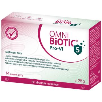 OmniBiotic Pro-Vi 5, pulbere, 2 g x 14 pliculețe