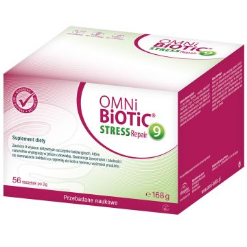 OmniBiotic Stress Repair 9, pulbere, 3 g x 56 pliculețe